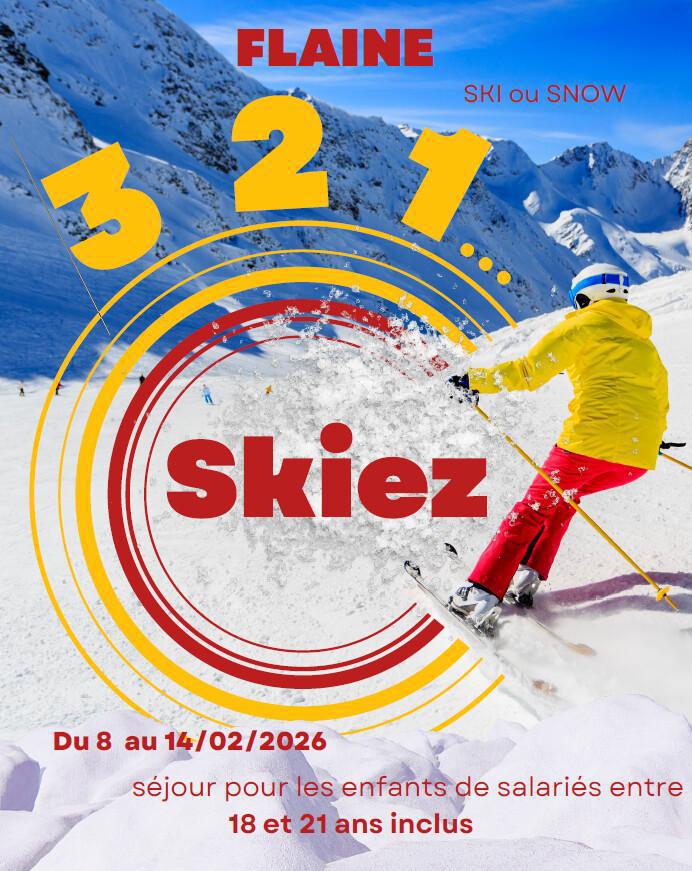 Séjour à FLAINE pour les 18/21 ans du 8 au 14 fevrier 2026