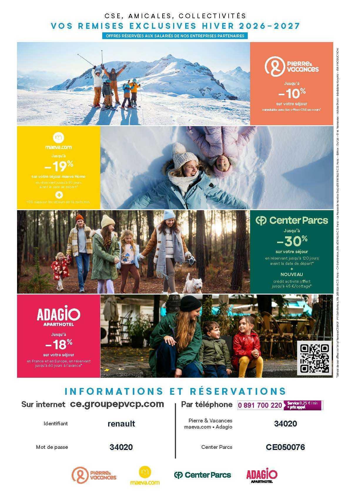 Offres Groupe Pierre et Vacances