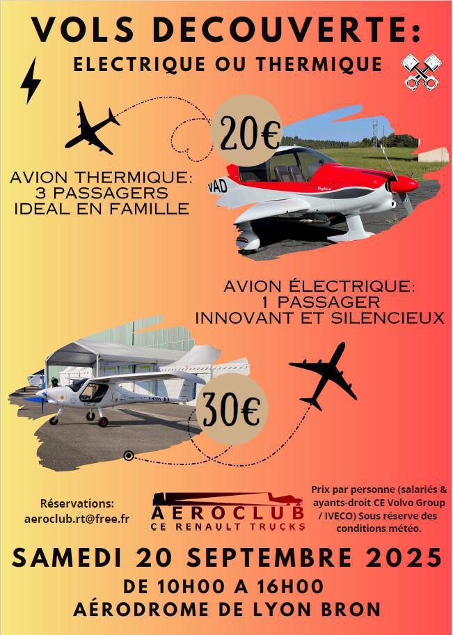 Vol découverte 20 septembre 2025