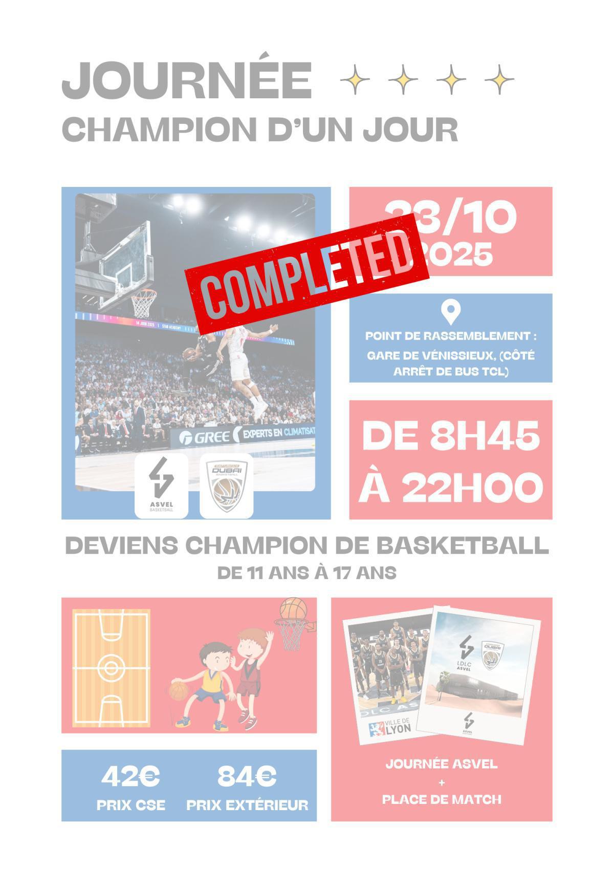 Journée Enfance Jeudi 23.10.2025 - Champion d’un jour