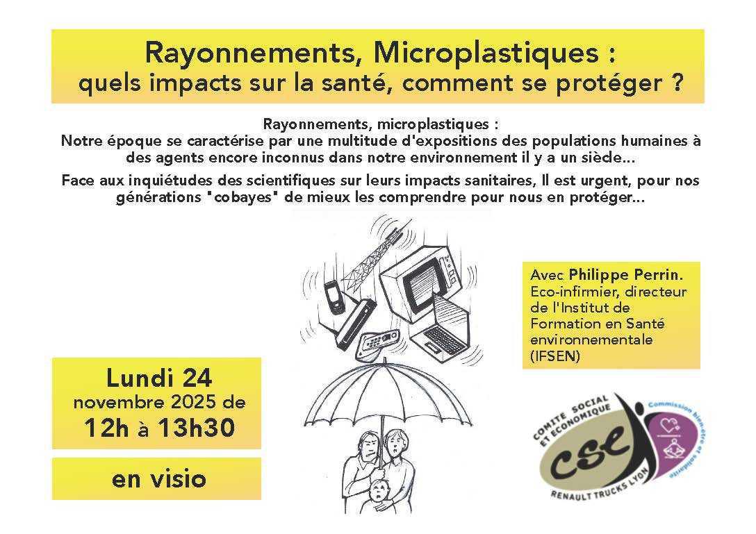Conférence Rayonnements et Microplastiques 