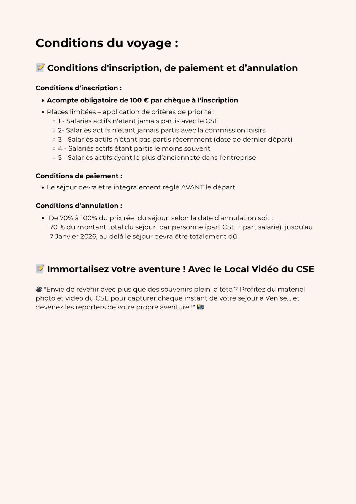 Cap sur VENISE le Carnaval vous attend du vendredi 6 au lundi 9 février 2026