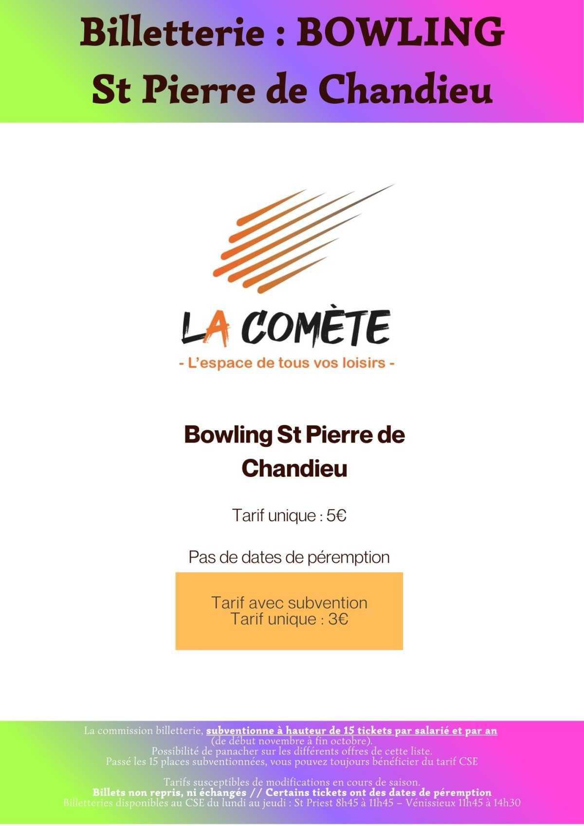 Bowling 2026 : St Pierre de Chandieu