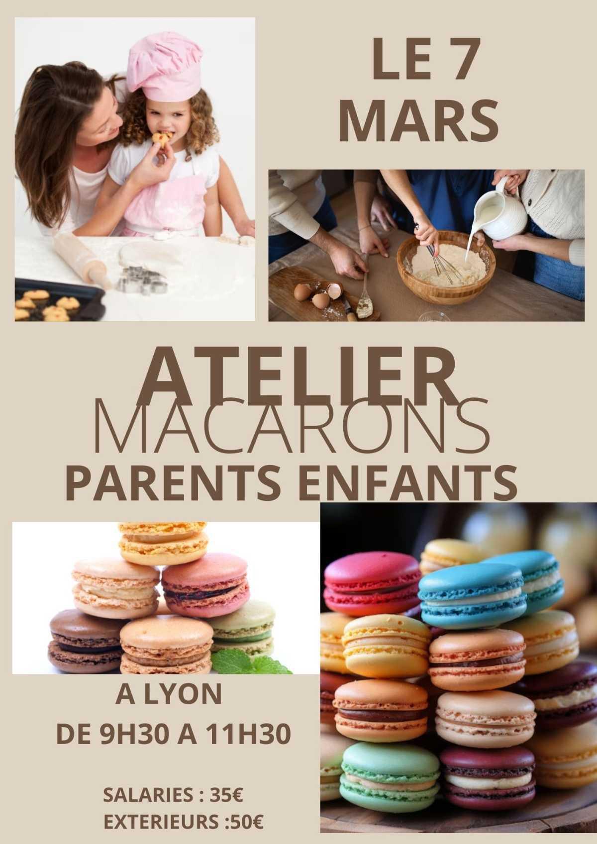 ATELIER MACARONS PARENTS ET ENFANTS 