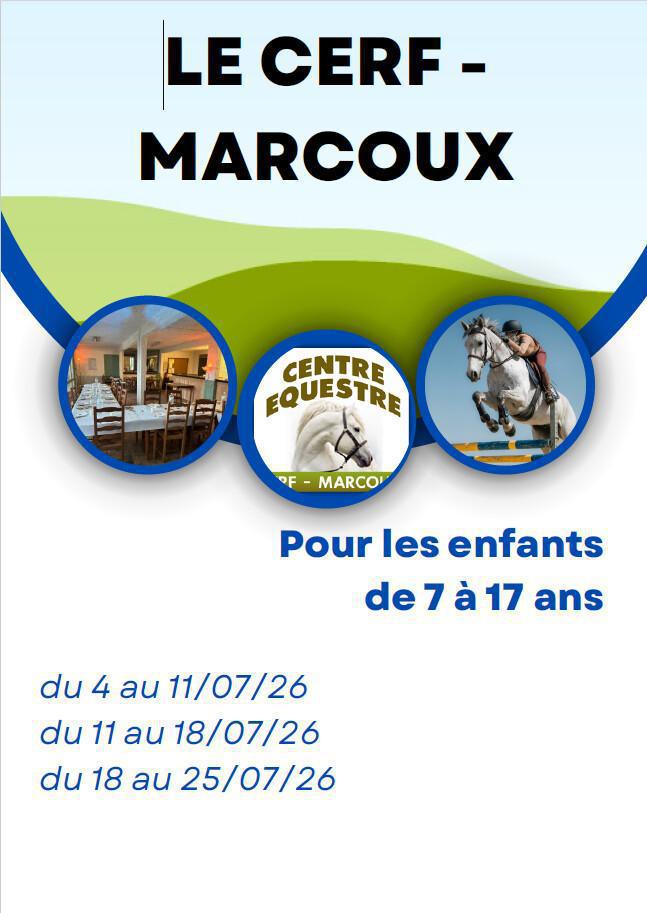 Colonie à Marcoux (CERF) pour les 7/17 ans - ETE 2026