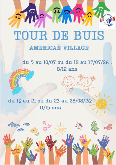 Séjour à Tour de Buis (american village) pour les 8/15 ans / ete 2026 Séjour à Tour de Buis (american village) pour les 8/15 ans / ete 2026