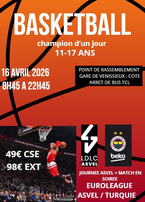 Journée enfance Basket 16/04/26 Journée enfance Basket 16/04/26