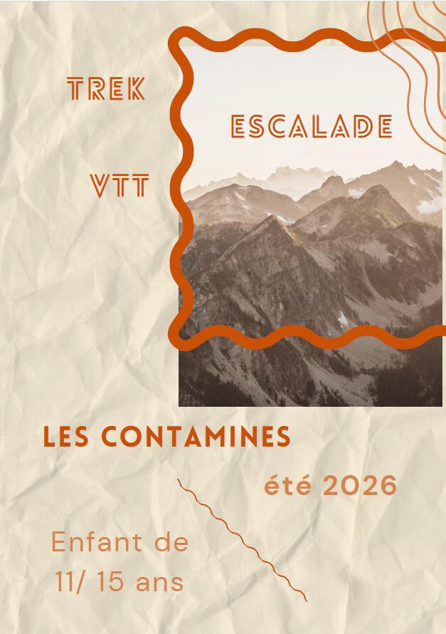 Séjour aux CONTAMINES pour les 11/15 ans - juillet Séjour aux CONTAMINES pour les 11/15 ans - juillet