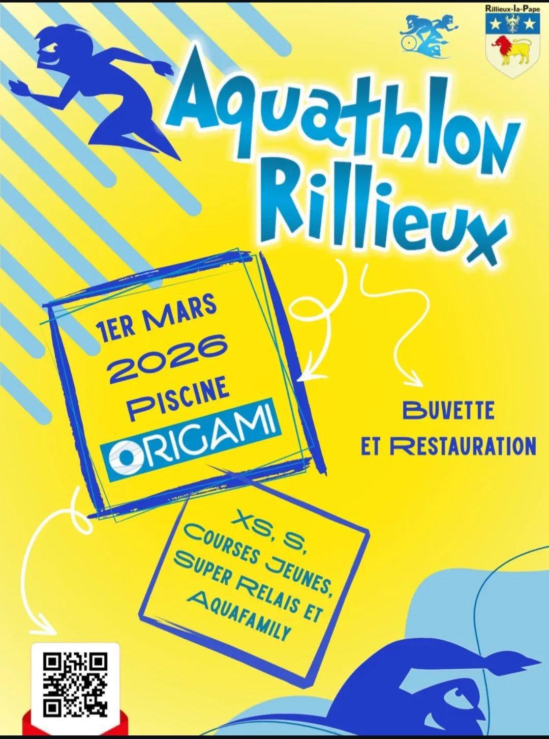 Aquathlon Rillieux 1er mars 2026 Aquathlon Rillieux 1er mars 2026