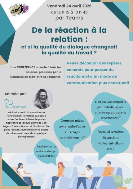 VISIO-CONFERENCE : DE LA REACTION A LA RELATION VISIO-CONFERENCE : DE LA REACTION A LA RELATION