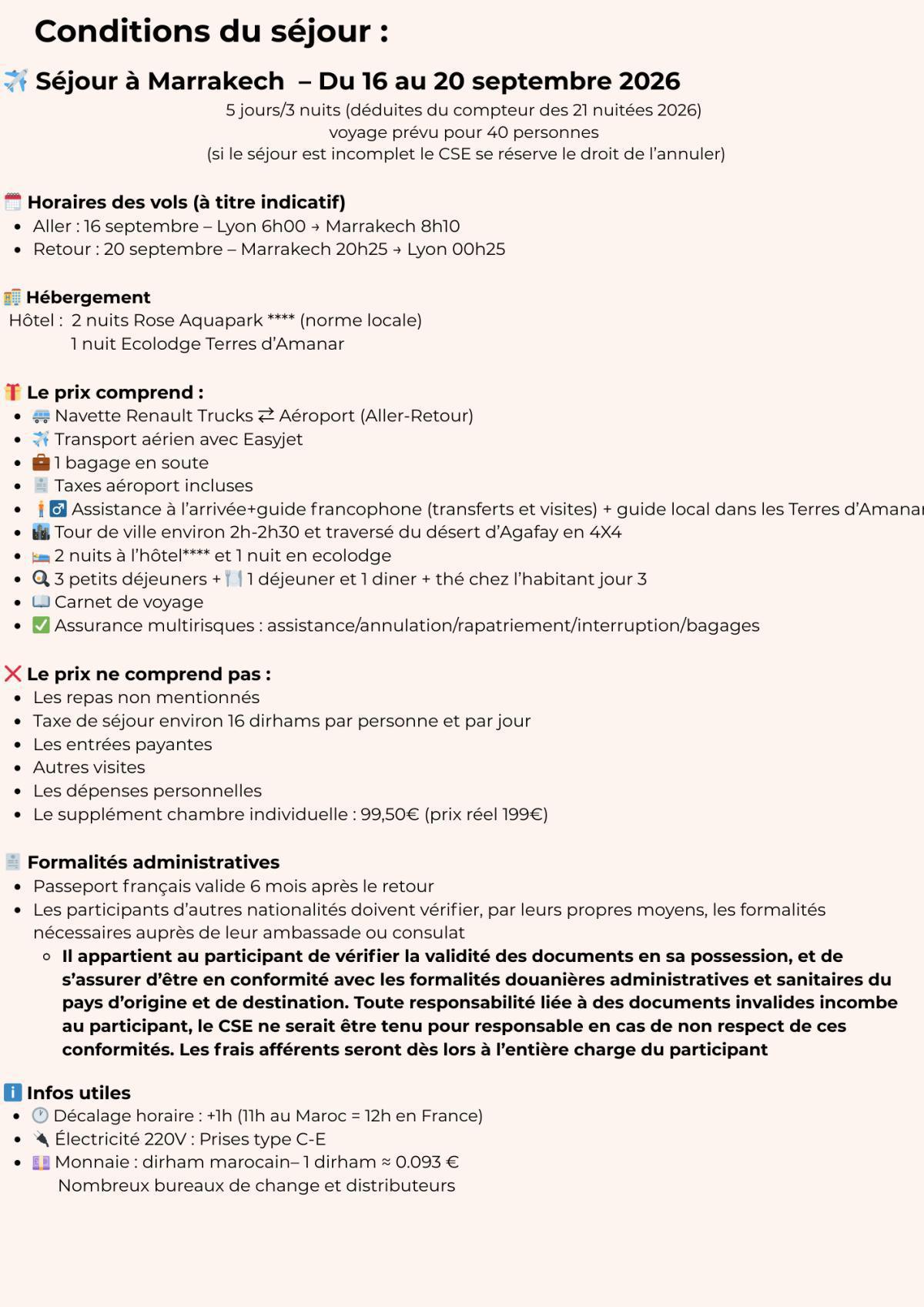 Evasion enchantresse à Marrakech : du 16 au 20 September 2026, vivez la magie du desert et des souks