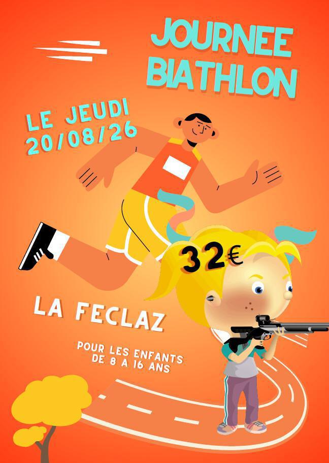 ENFANCE : JOURNEE BIATHLON - 20/08/26 - LA FECLAZ