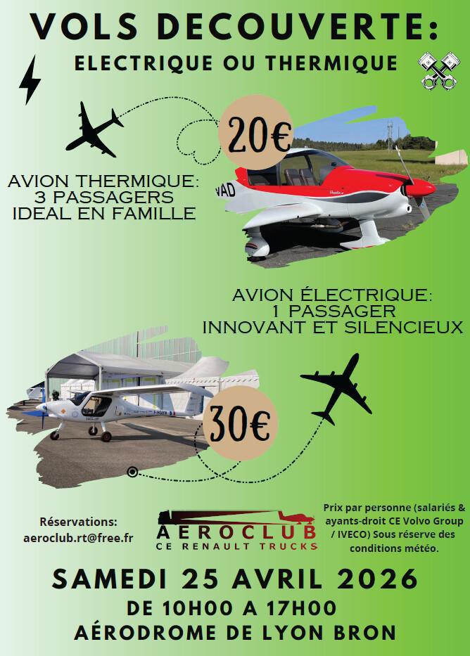 Vol découverte 25 avril 2026