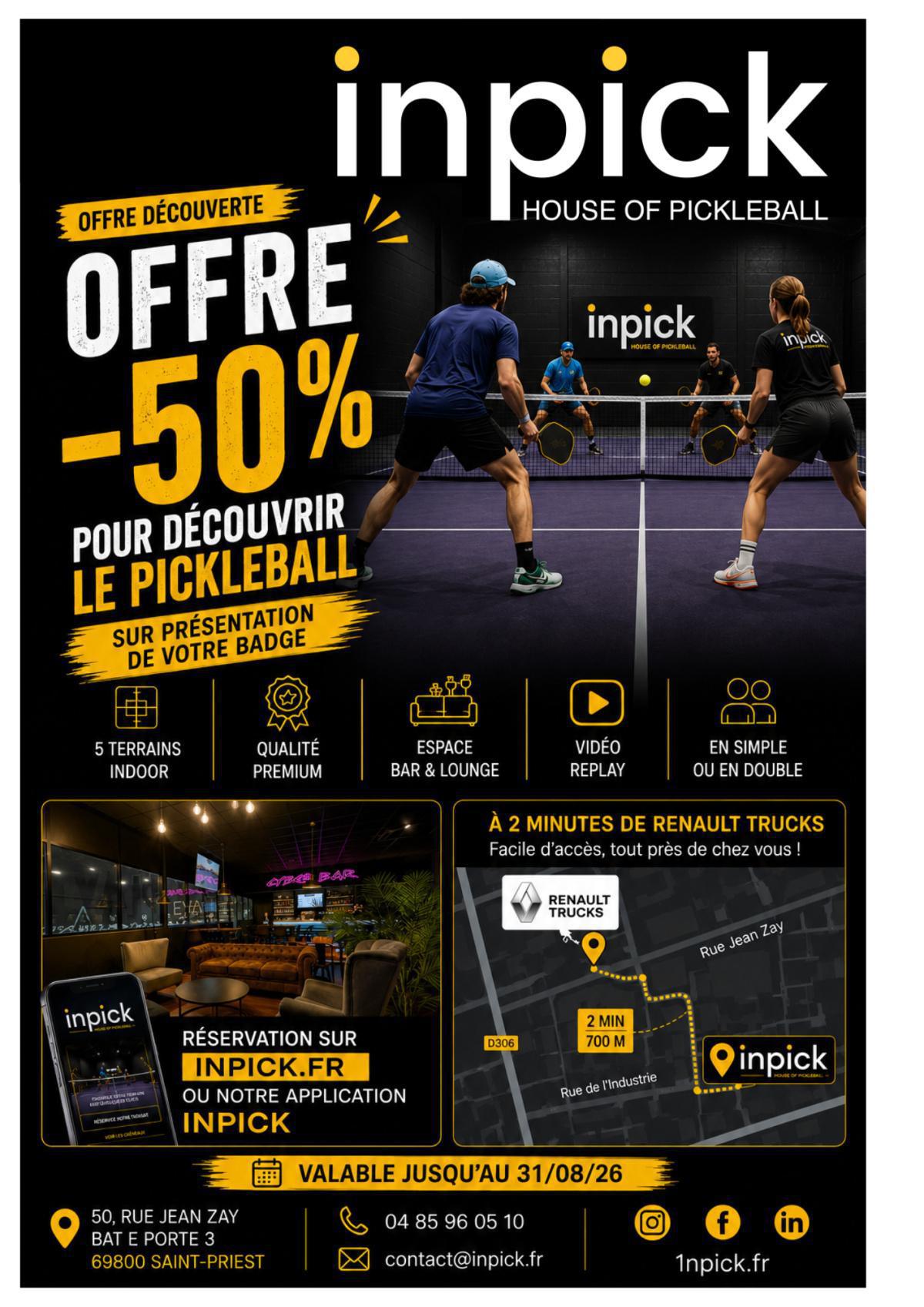 Nouveau : Pickleball