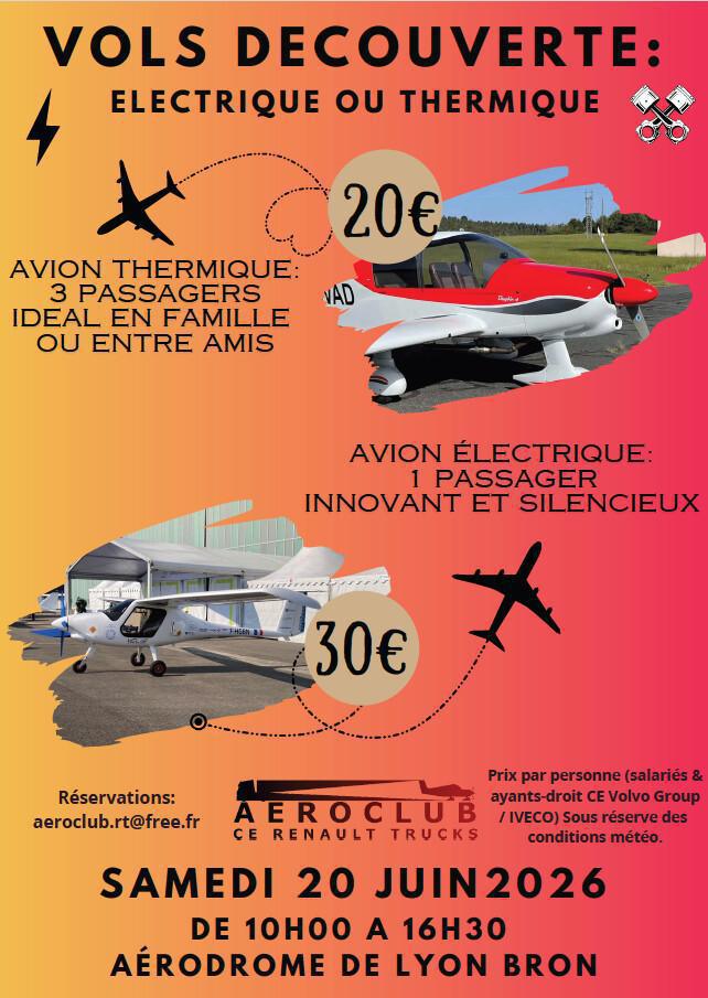 Vol découverte 20 juin 2026