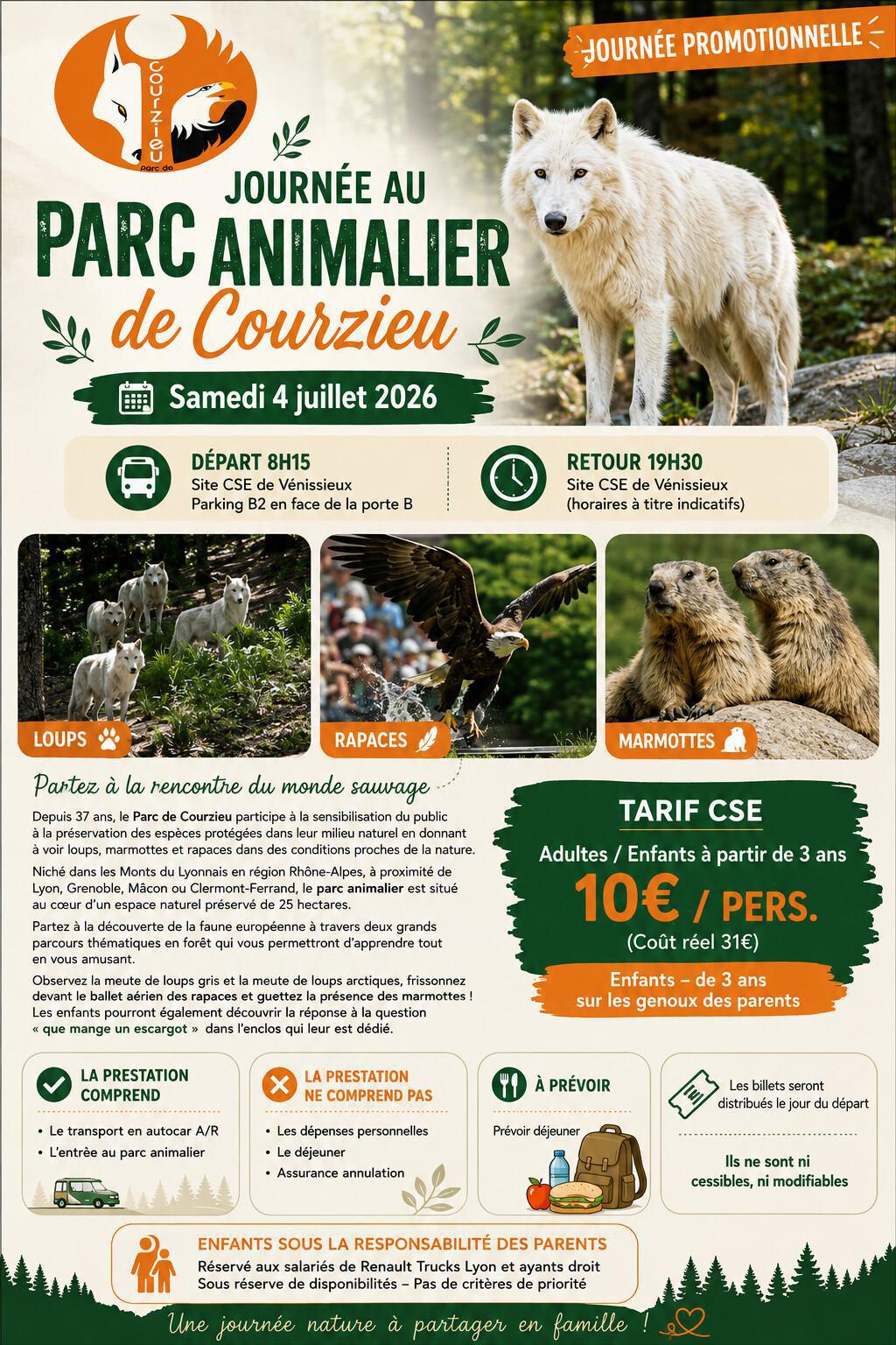 Journée nature au Parc de Courzieu : Sortie ludique et familiale le samedi 4 juillet 2026
