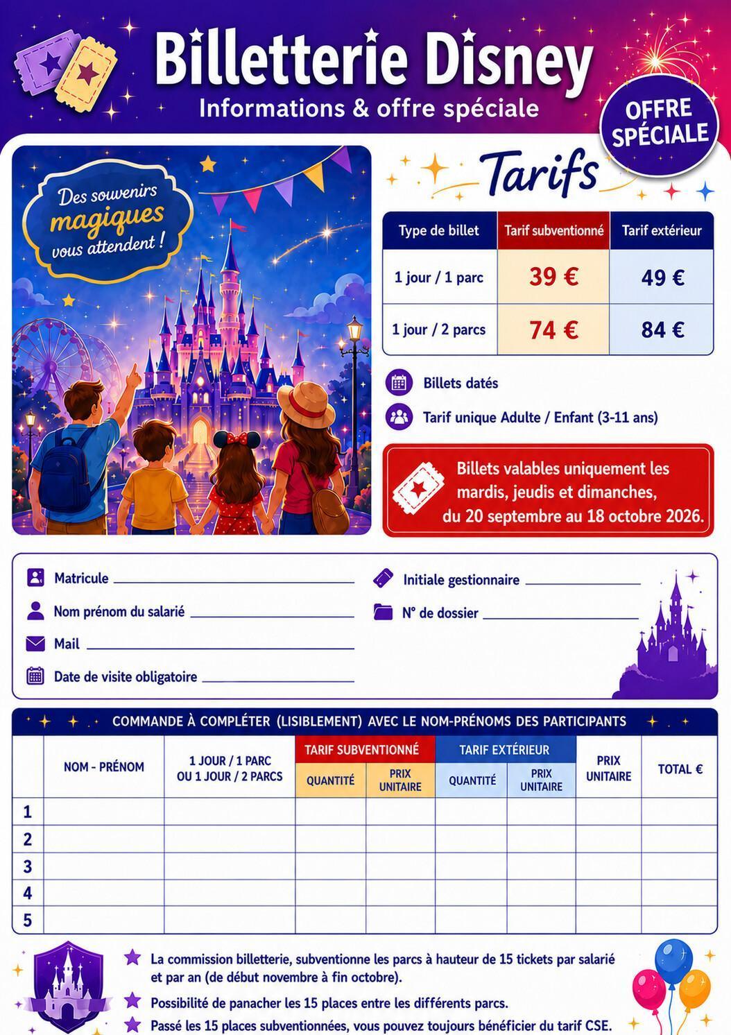 Offre spéciale : Disney