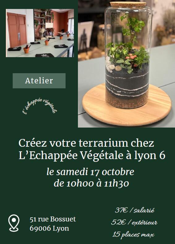 ATELIER FLORAL : TERRARIUM LE 17/10/26 ATELIER FLORAL : TERRARIUM LE 17/10/26