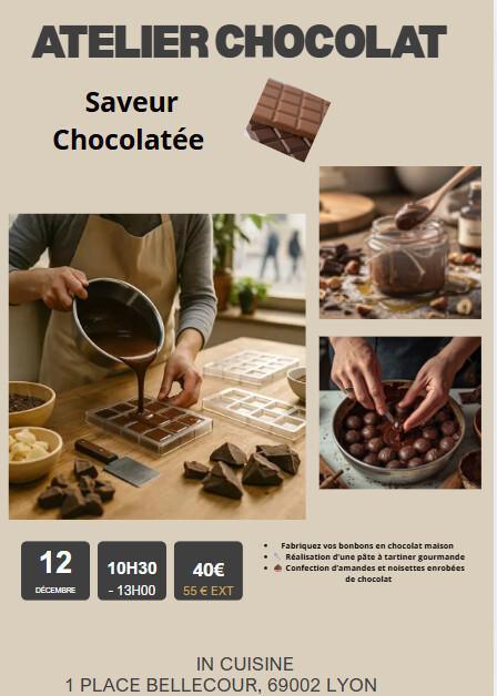 ATELIER CHOCOLAT : SAVEUR CHOCOLATEE 12/12/26