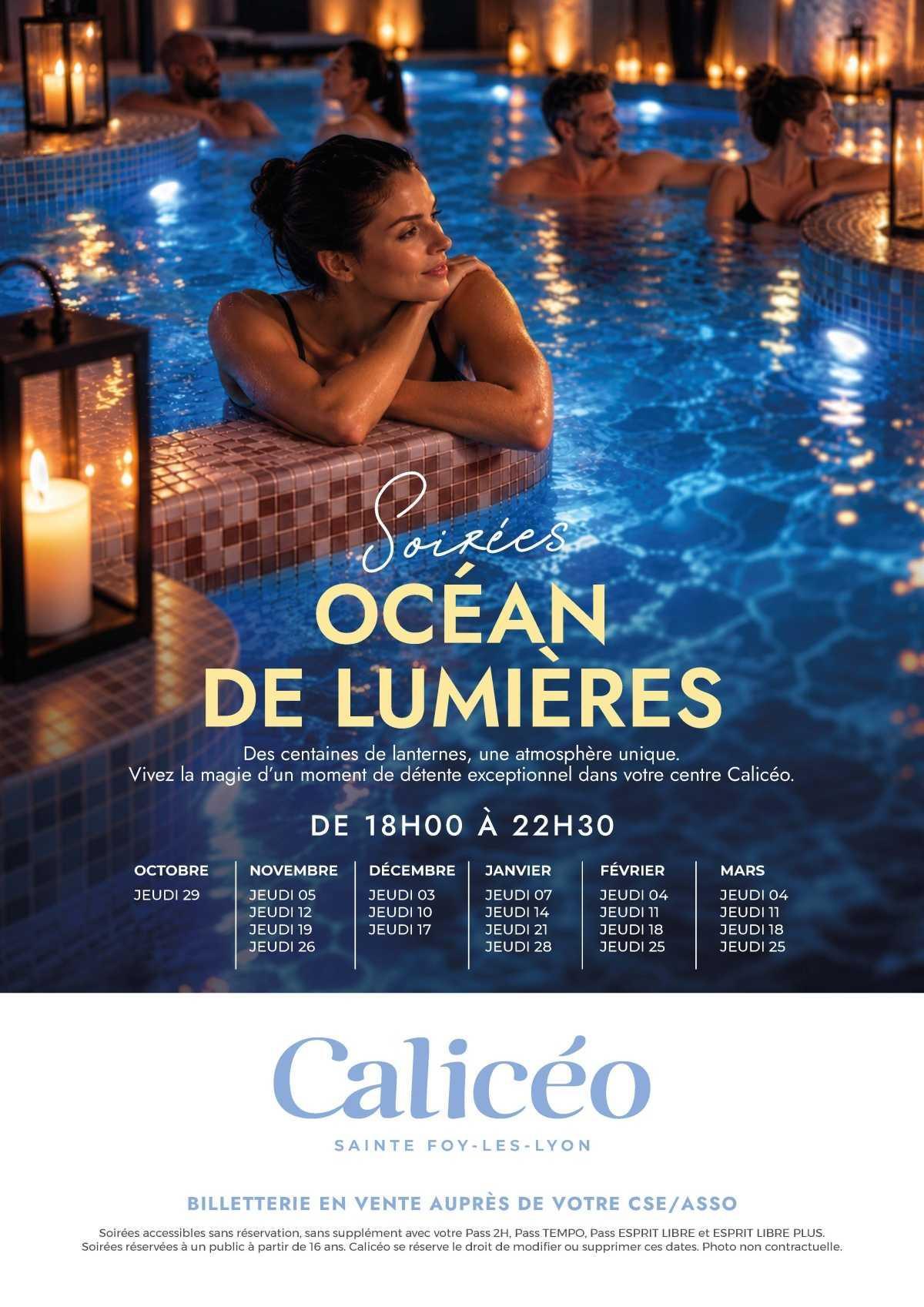 Soirées océan de lumières chez Calicéo