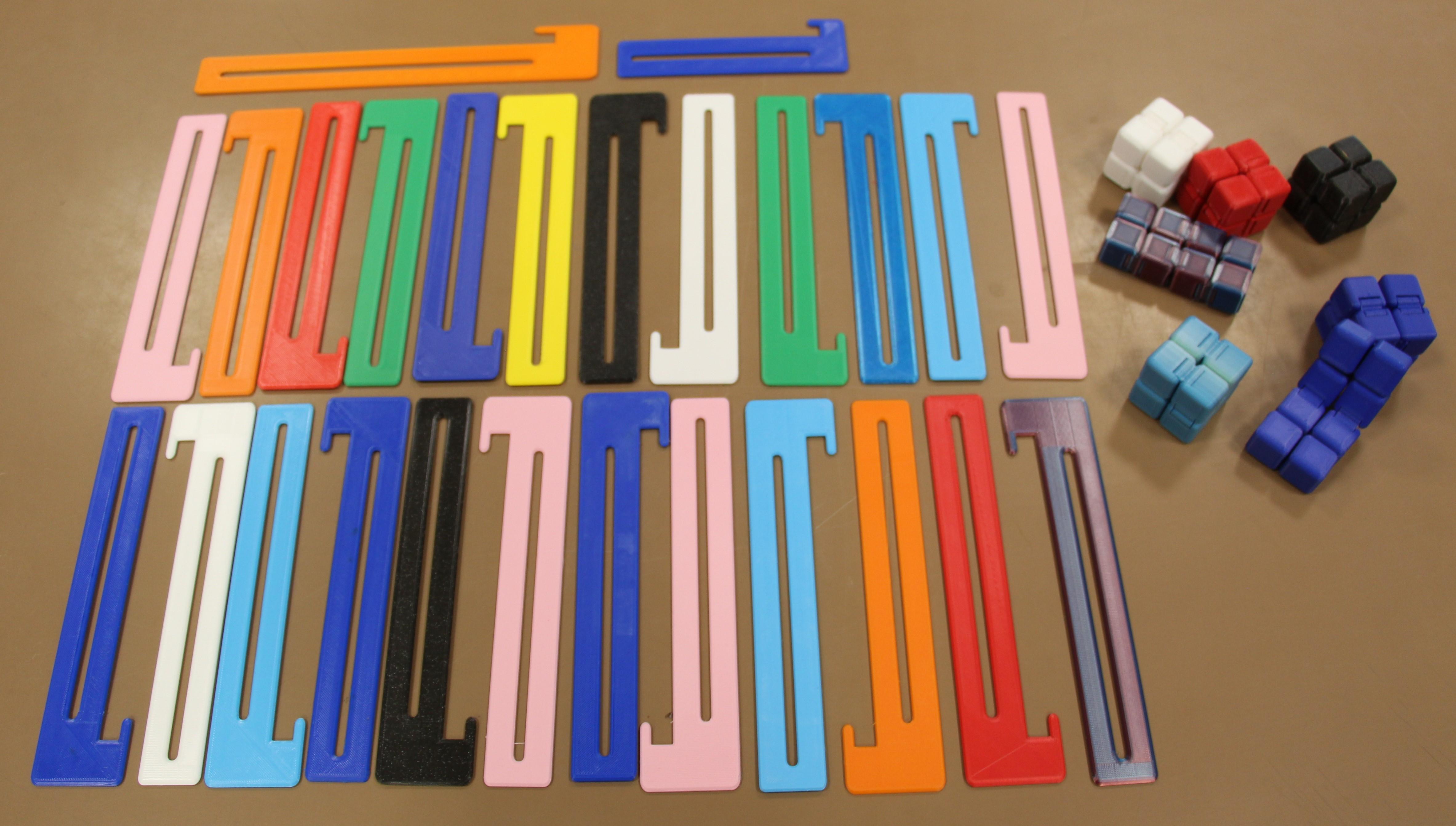 Lot De 8 Règles De Lecture Pour Enfants - Aide Dyslexie, Fenêtre Colorée - 19x3,2cm - École Primaire, Suivi De Ligne - 2