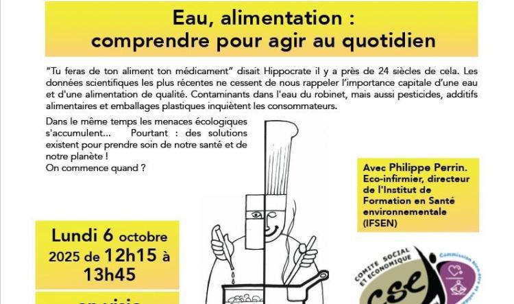Conférence "Eau et Alimentation "