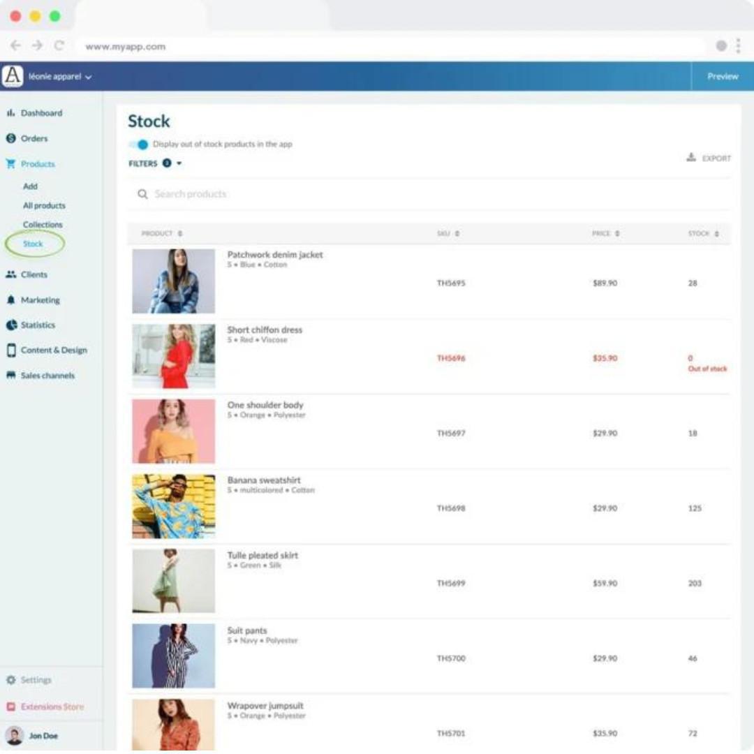 Maneja tu inventario en una sola página. Maneja tu inventario en una sola página.