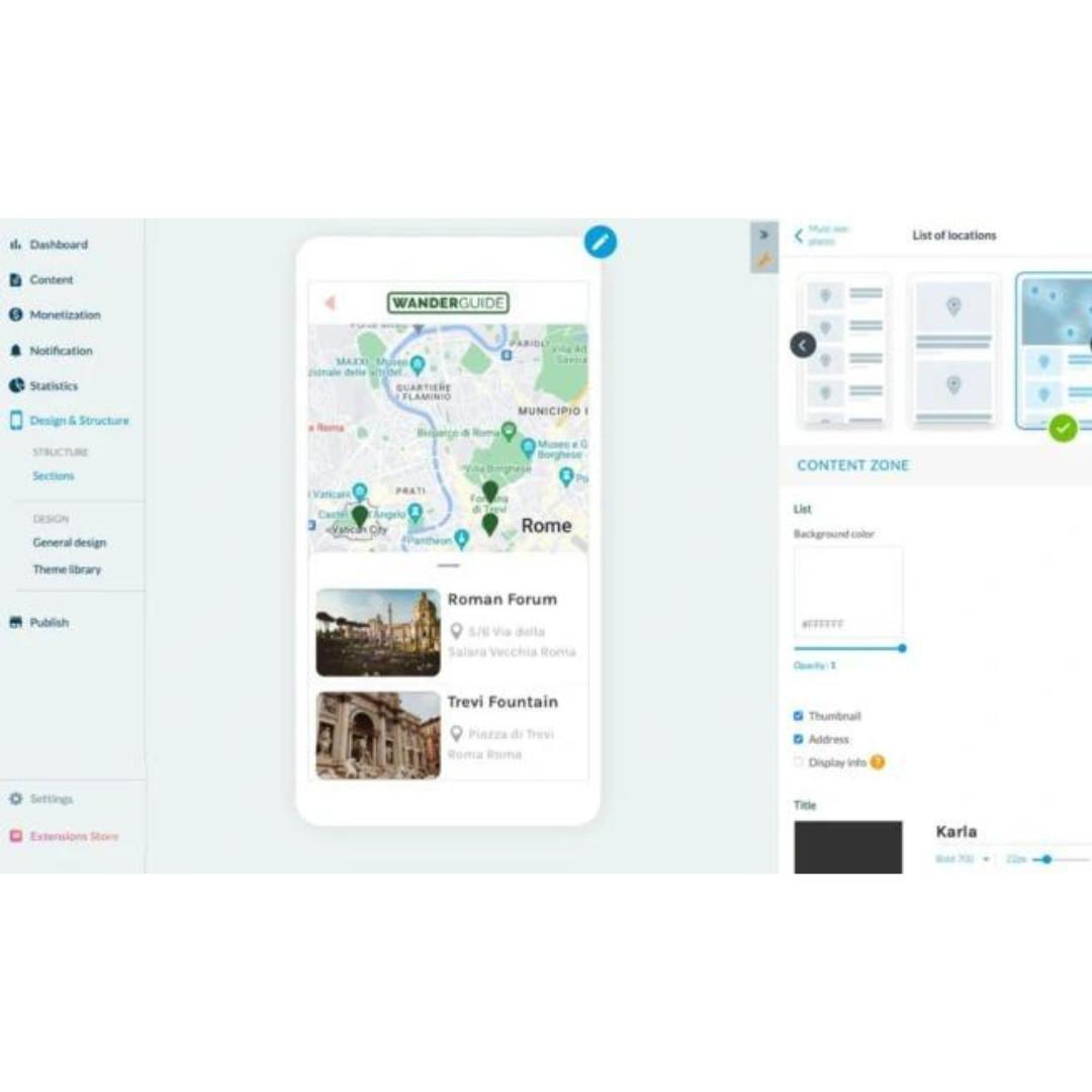 Actualización de Diseño: Nueva vista dividida de la sección de mapas