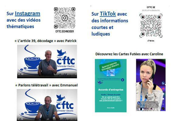 Retrouvez la CFTC sur Instagram et TikTok !