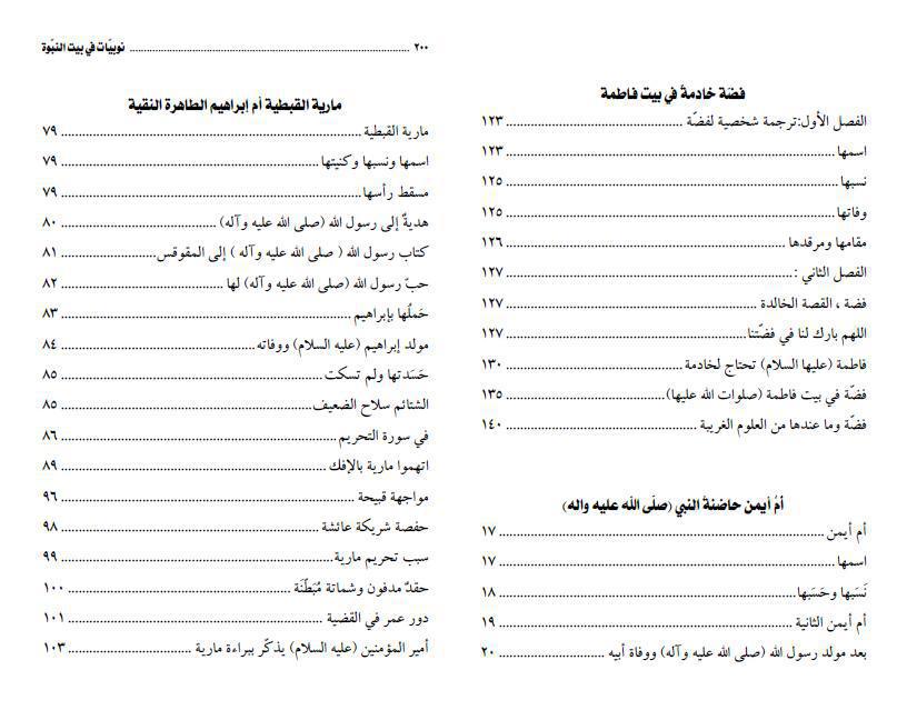 نوبيات في بيت النبوة نوبيات في بيت النبوة