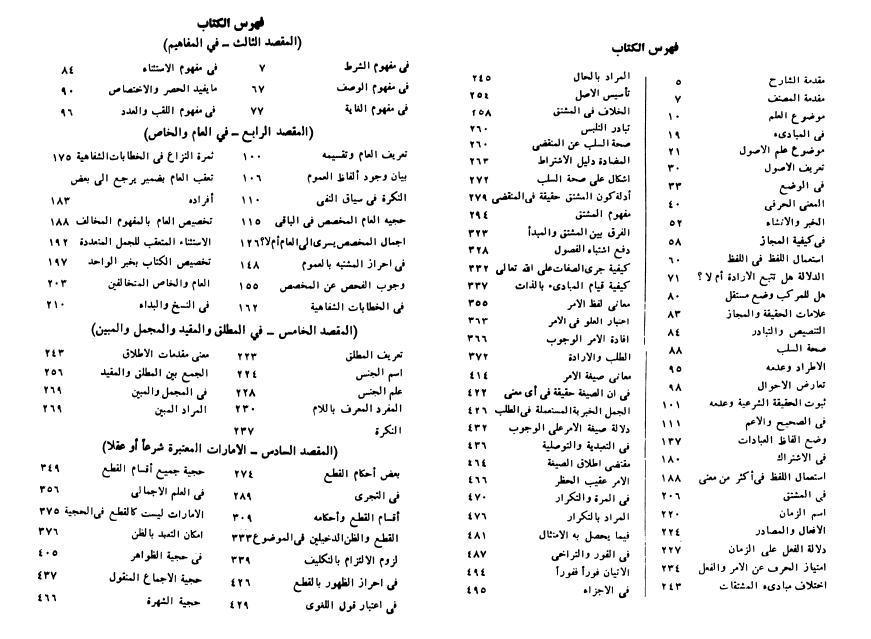 الوصول إلى كفاية الأصول 