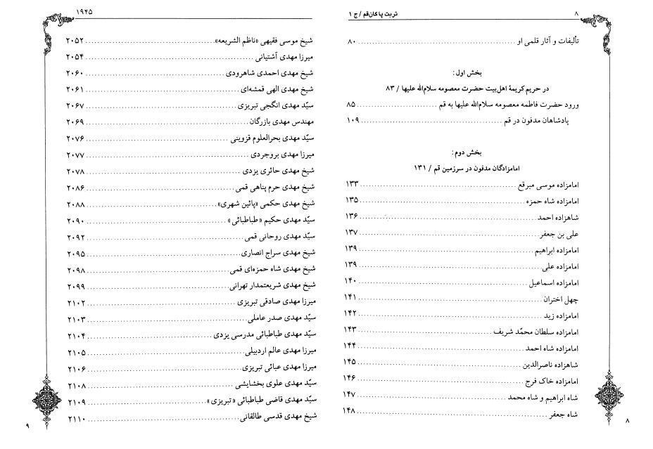 تربت باكان قم ، شرح حال مدفونين در سرزمين قم تربت باكان قم ، شرح حال مدفونين در سرزمين قم