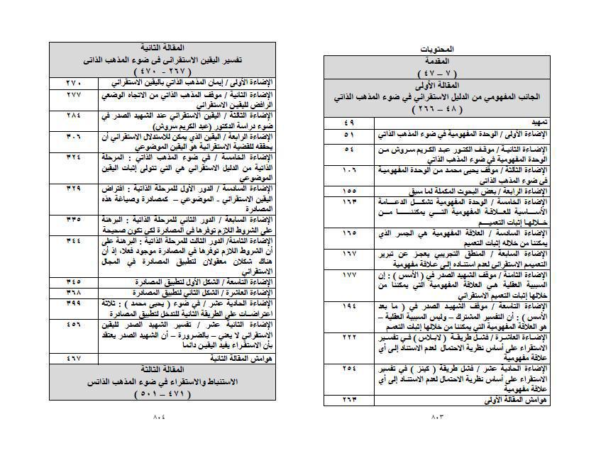 نظرية المعرفة والمذهب الذاتي 