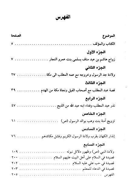 الأنوار في مولد النبي محمد