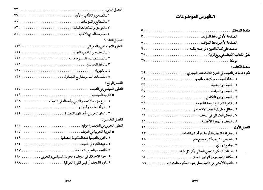 النجف في ربع قرن