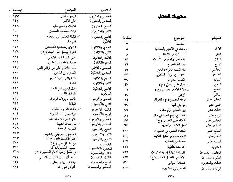 من مجالس عاشوراء