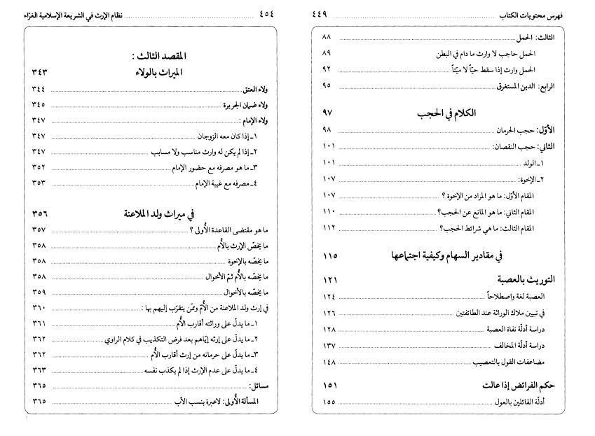 نظام الإرث في الشريعة الإسلامية الغراء