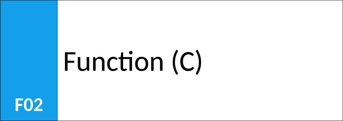 F02 Function (C)