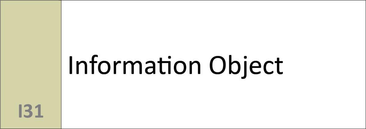 I31 Information Object 