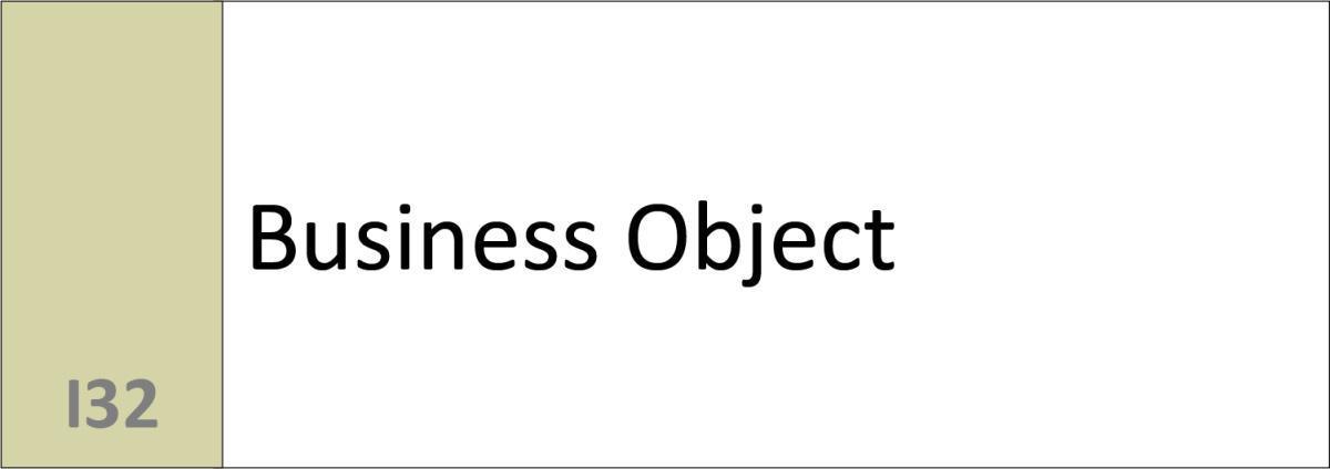 I32 Business Object