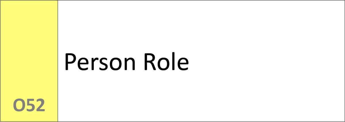 O52 Person Role