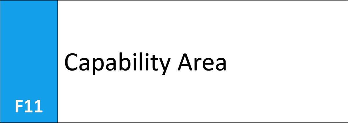 F11 Capability Area