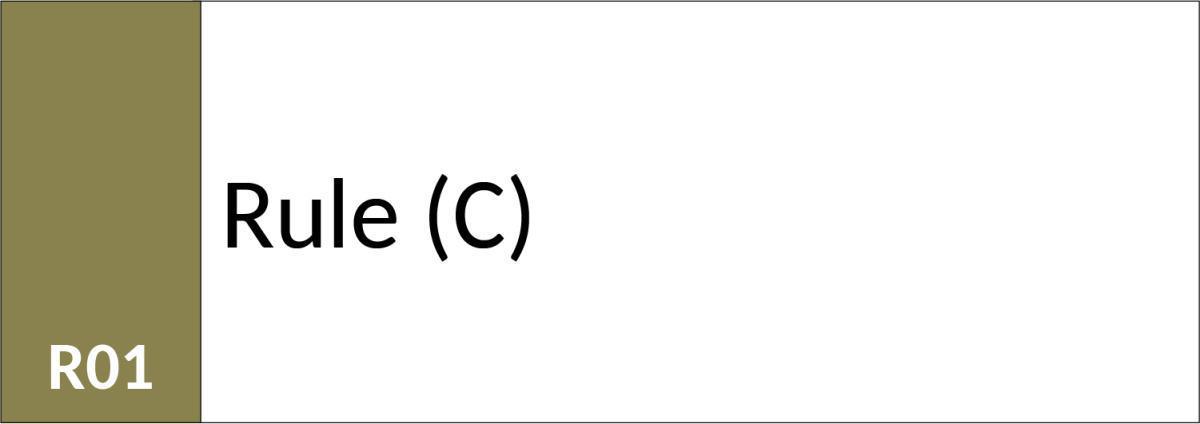 R01 Rule (C)