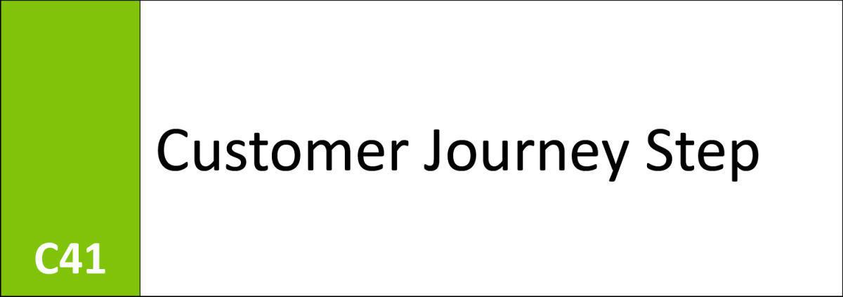 C41 Customer Journey Step
