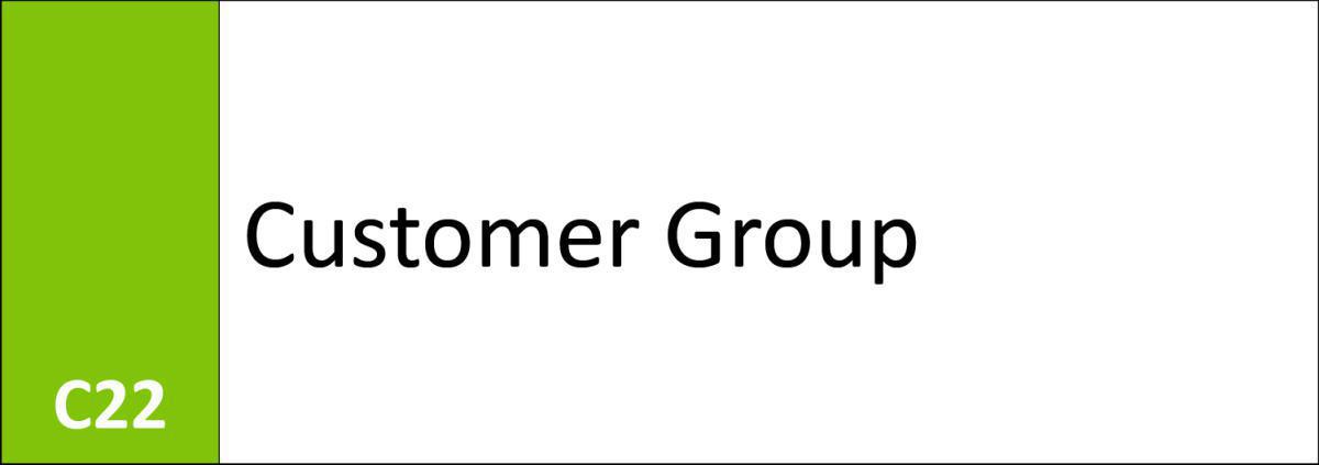 C22 Customer Group