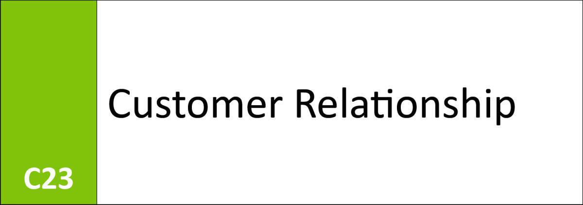 C23 Customer Relationship 