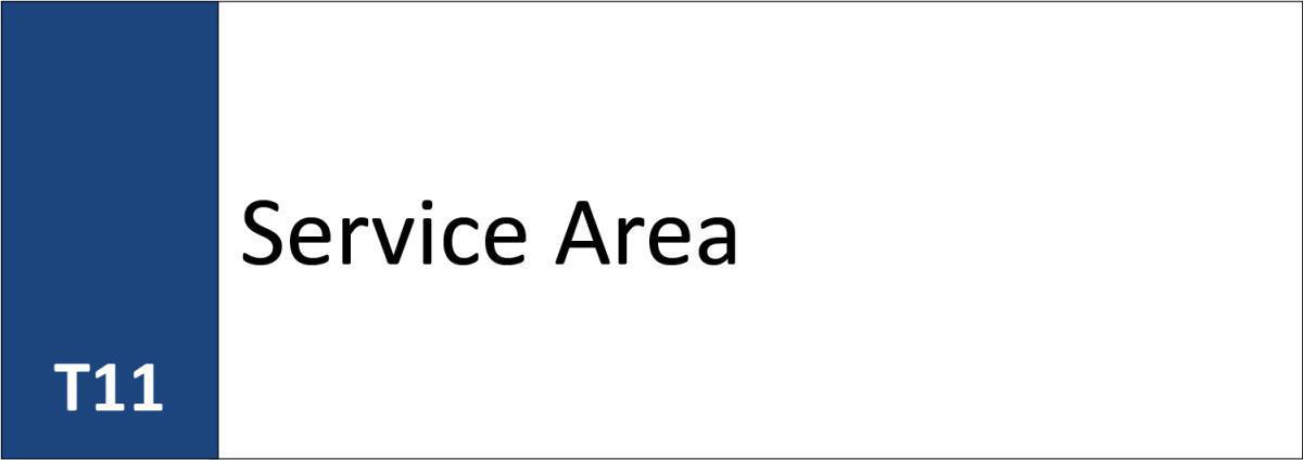 T11 Service Area