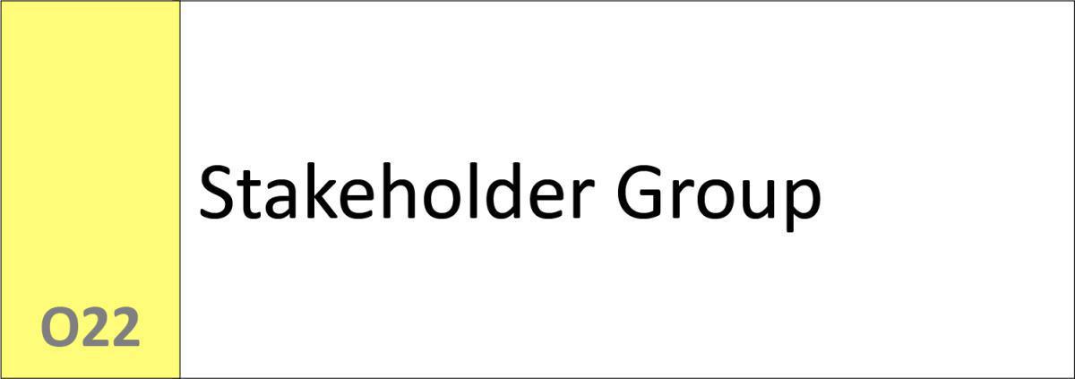 O22 Stakeholder group