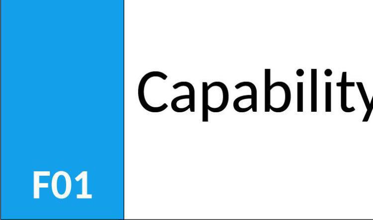 F01 Capability (C)