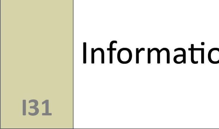 I31 Information Object 